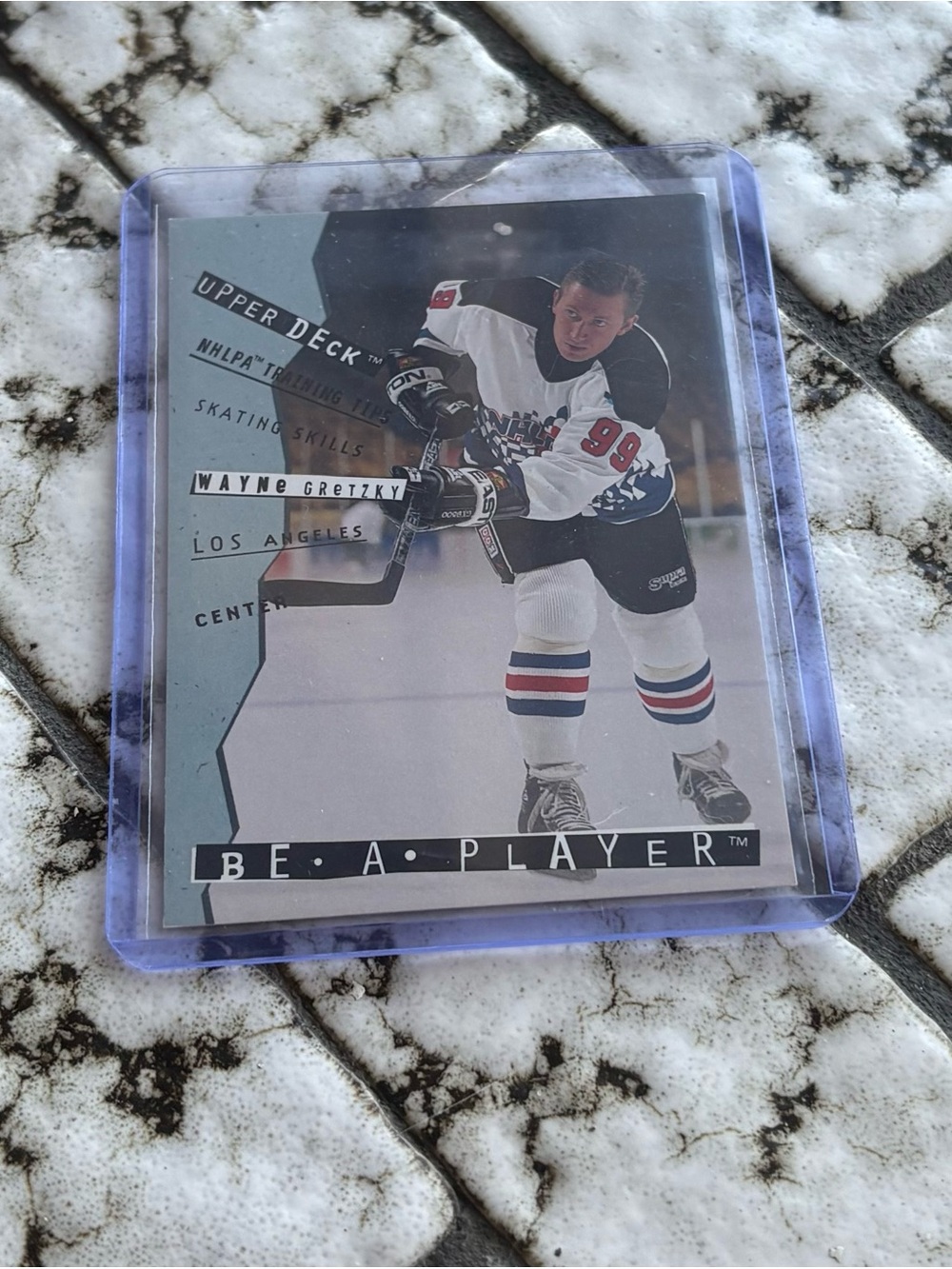Wayne Gretzky Upper Deck 'Be A Player' Hockey Card